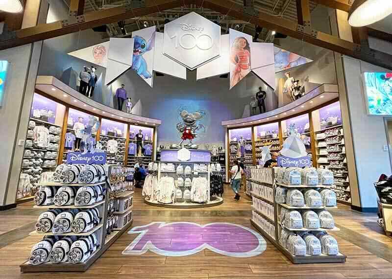 Disney Store interior with immersive themed displays