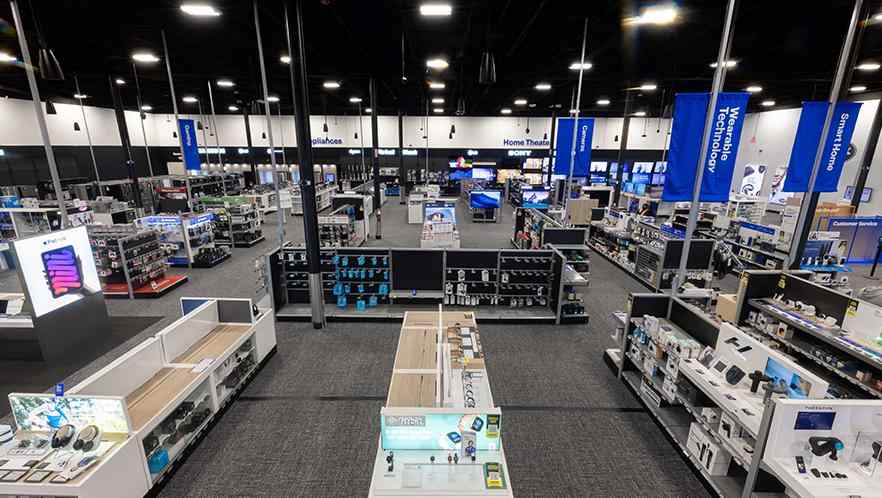 Best Buy store with technology experience zones