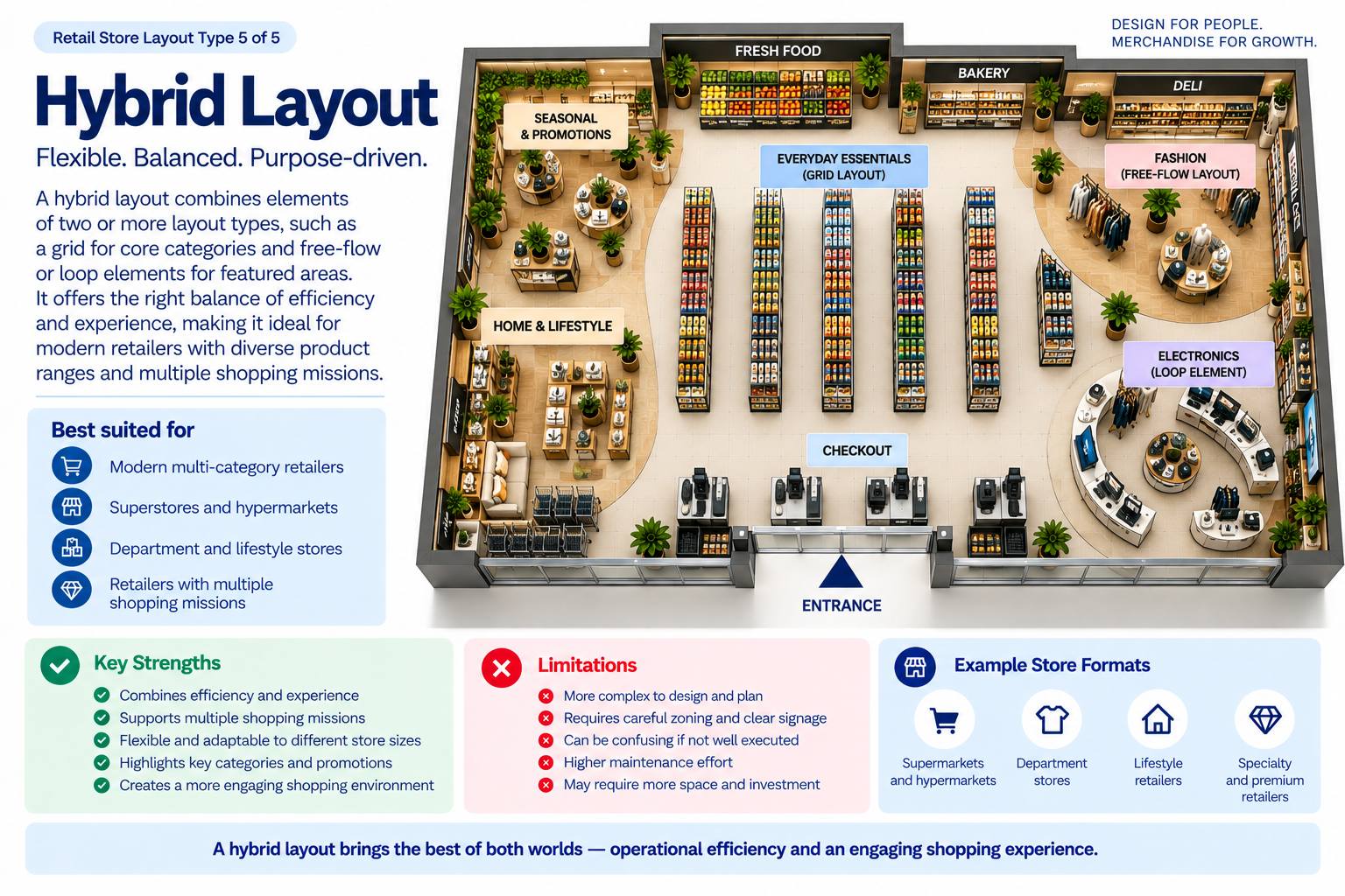 hybrid layout