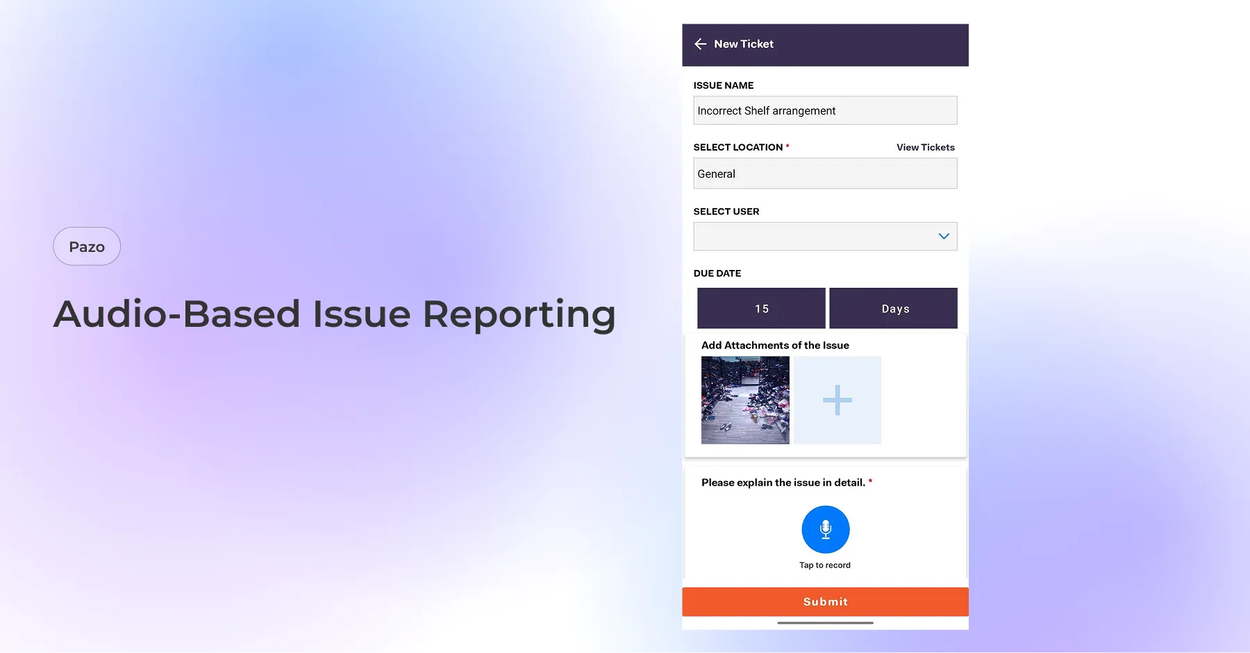 issue reporting