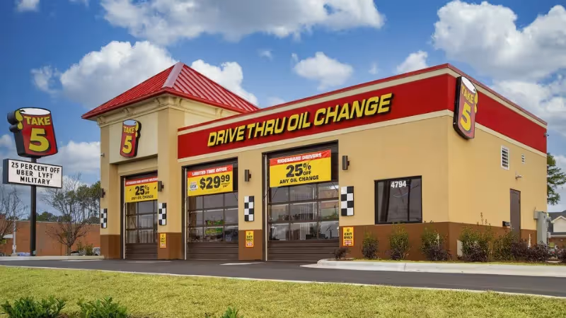 Take 5 il Change top oil franchise with high market demand