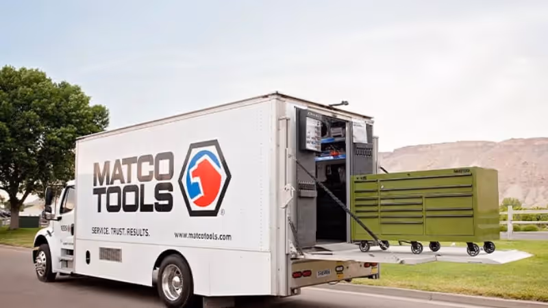 Matco Tools top car franchise with low investment cost