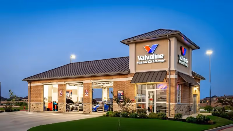 Valvoline Instant Oil Change top car franchise with high market demand