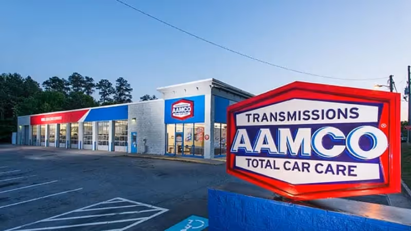 AAMCO. top car franchise with strong brand recognition