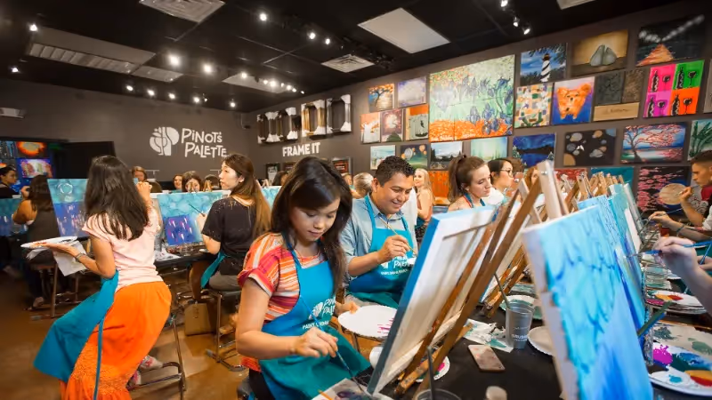 Pinot’s Palette top art franchise with strong brand recognition