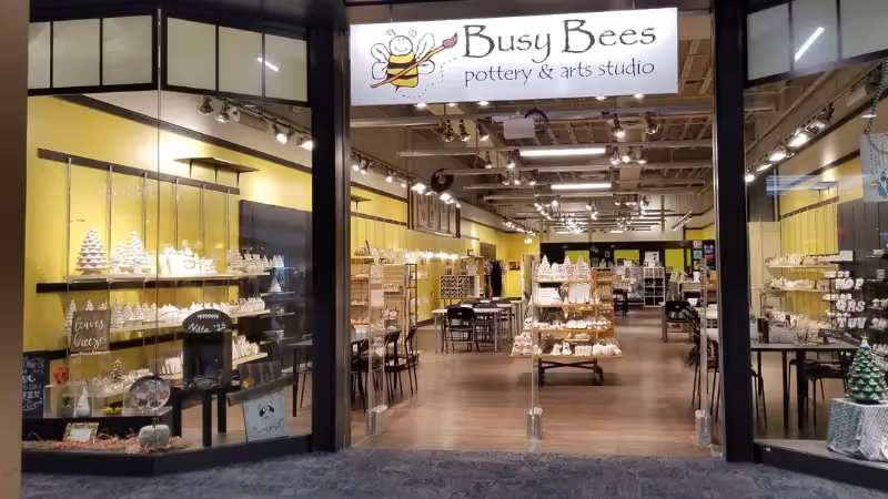 Busy Bees Pottery and Arts Studio top art franchise with low investment cost