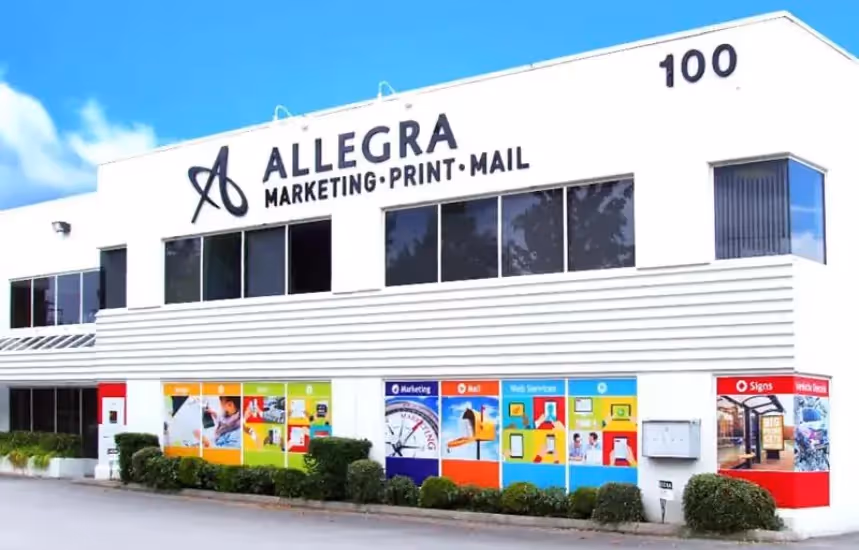 Allegra top printing franchise with strong brand recognition