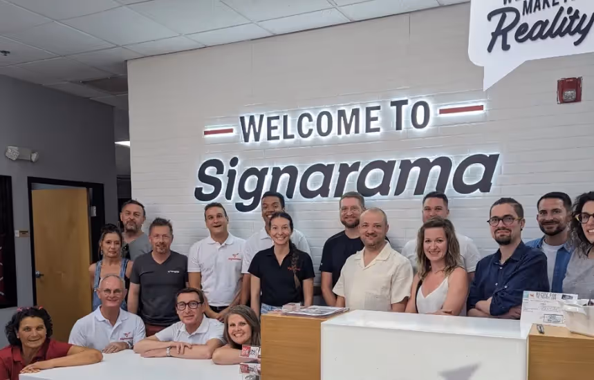 Signarama top printing franchise with high market demand