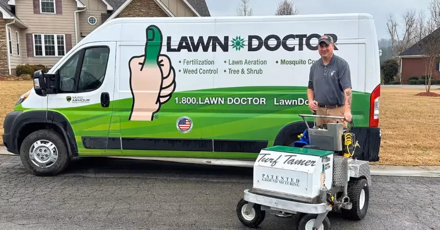 Lawn Doctor top lawn care franchise with high market demand