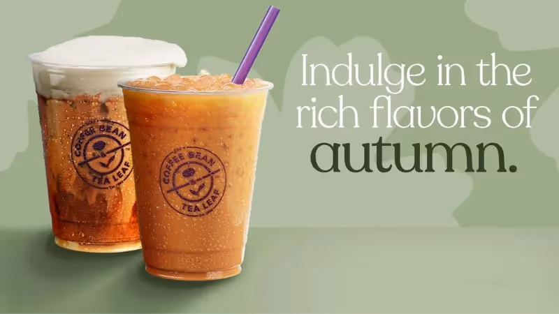 The Coffee Bean and Tea Leaf top coffee franchise with strong brand recognition
