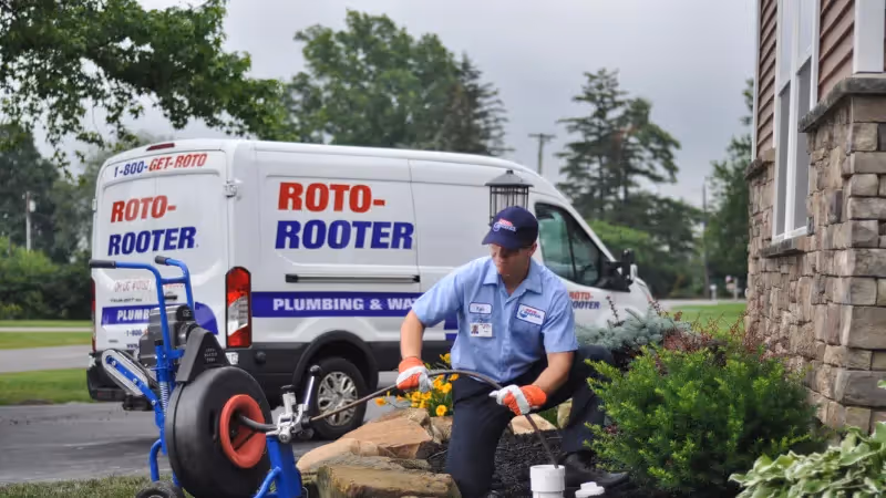 ROTO-ROOTER PLUMBING AND DRAIN SERVICE top plumbing franchise with strong brand recognition
