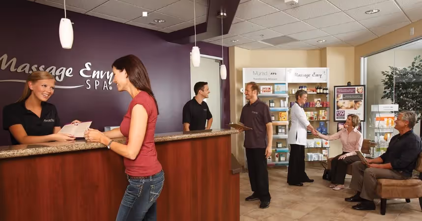 Massage Envy top massage franchise with strong brand recognition