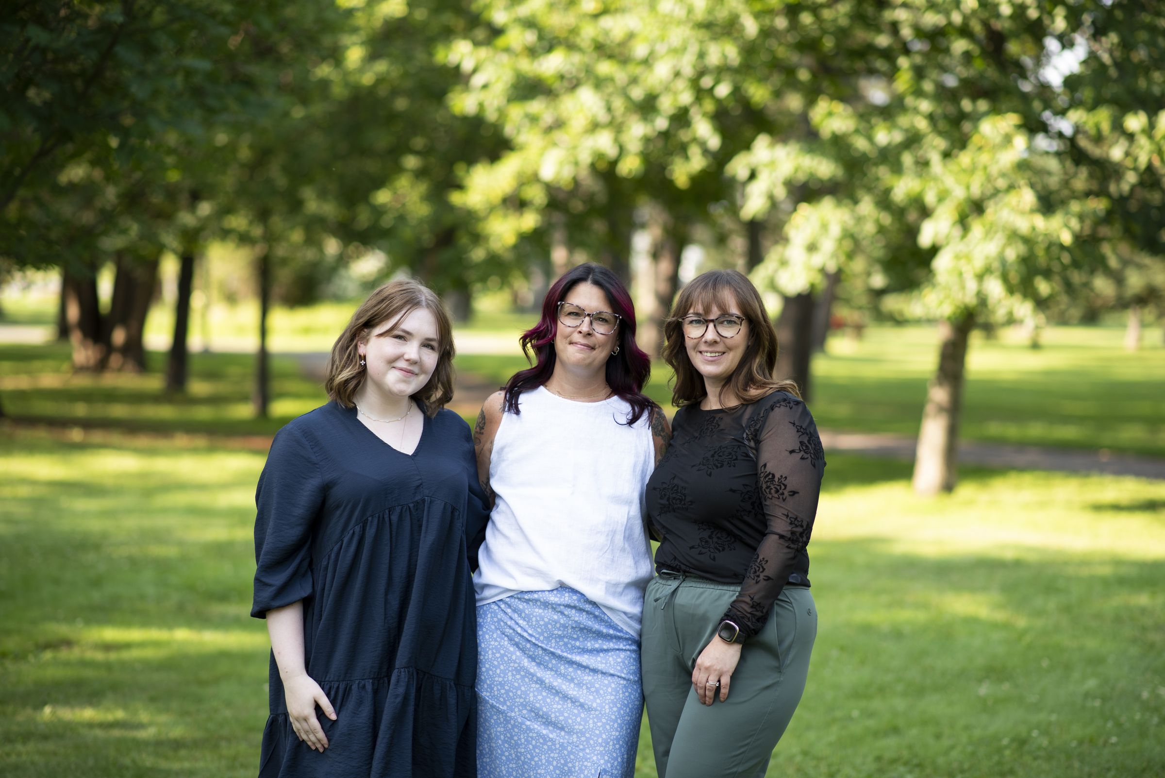 The Healthy Families Wellness Centre front desk team in Thunder Bay