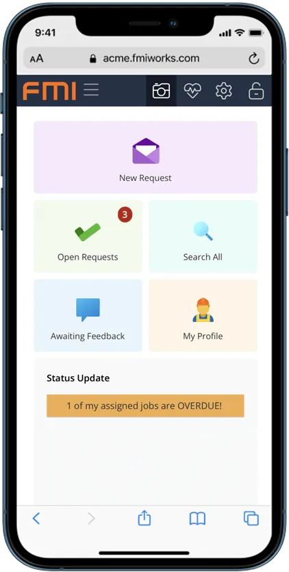 FMI Mobile Dashboard