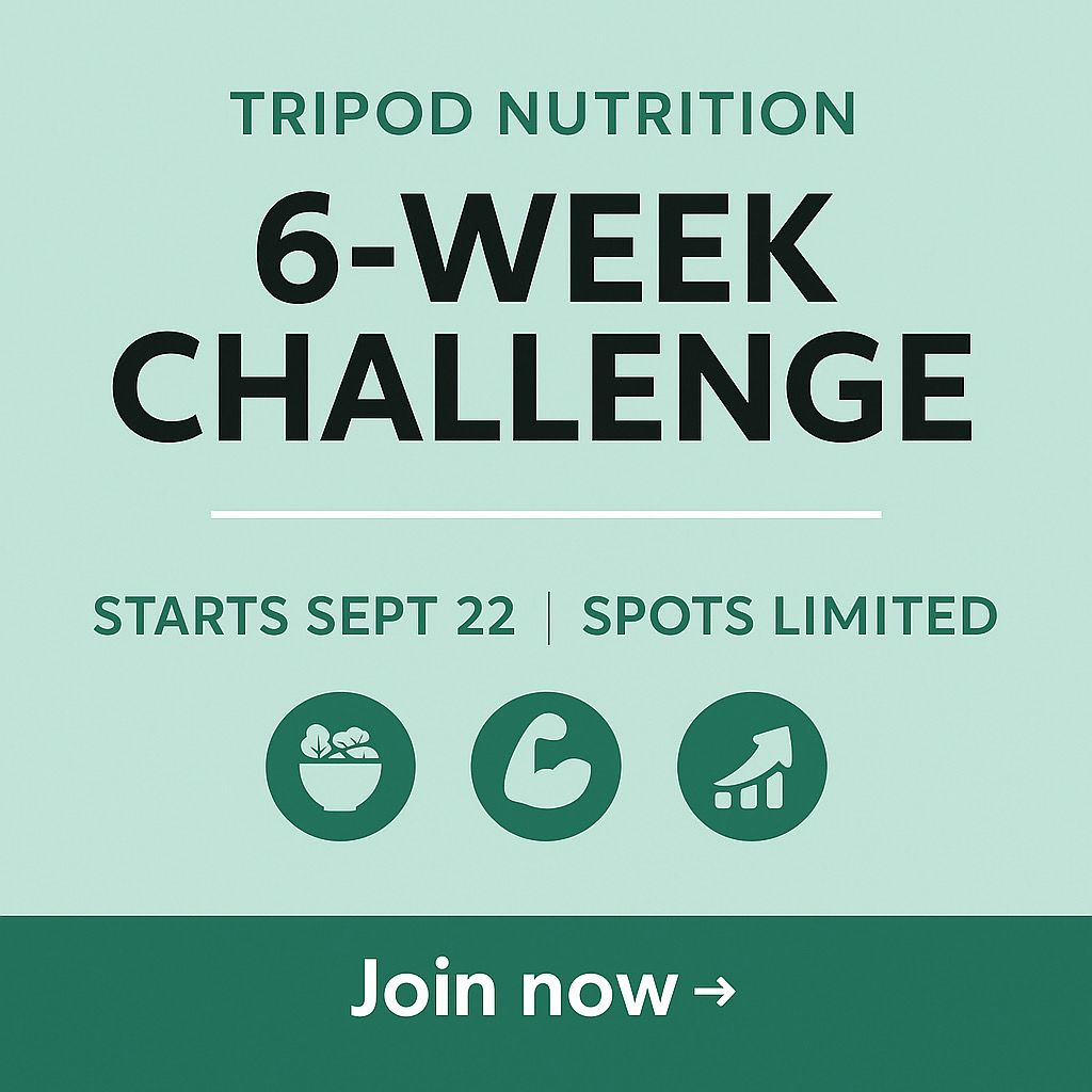 Tripod Nutrition Challenge- 6 weeks- 5th edition 2025