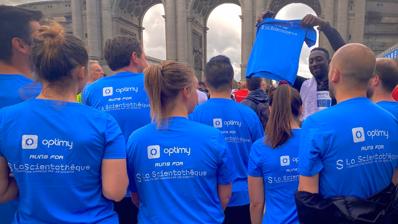 Optimy participe aux 20 km de Bruxelles