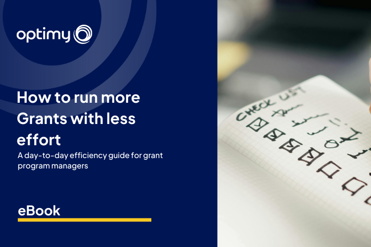 How to improve grant management efficiency by removing manual work and building scalable operations