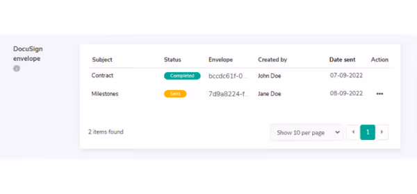 Aperçu de la conception de l'interface utilisateur Optimy