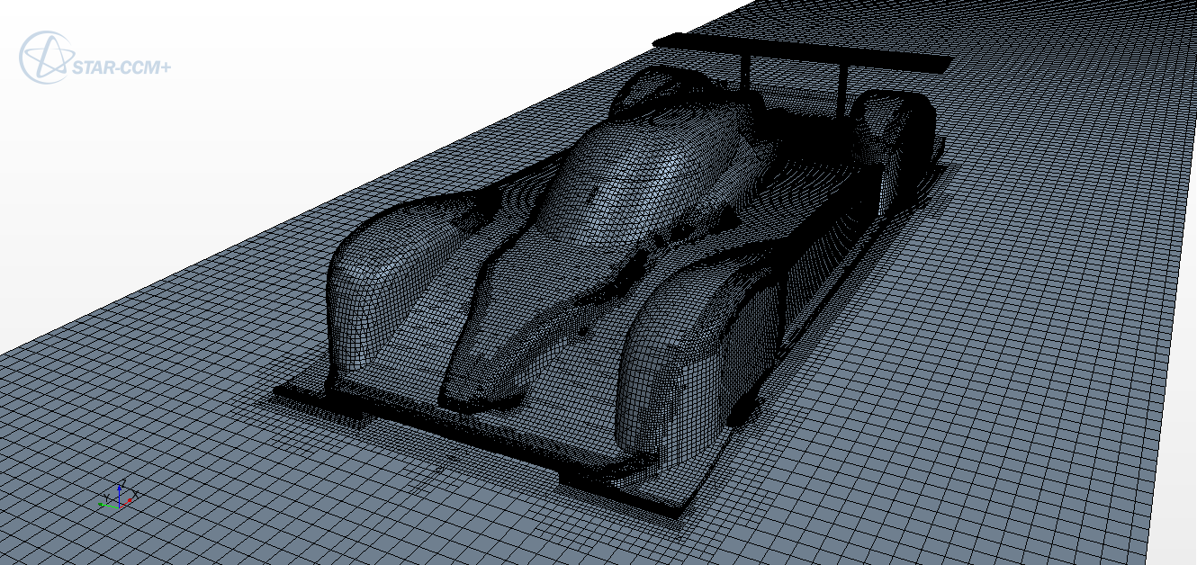 Example of complex unstructured mesh (the need for unstructured appears evident near the complex car shape). Source https://theansweris27.com