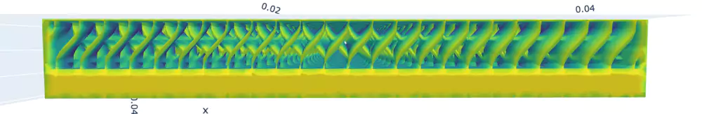 Final refined design: generative design of heat exchanger