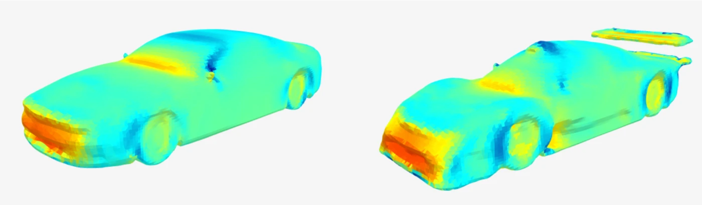 Aero shapes optimized with Deep Learning