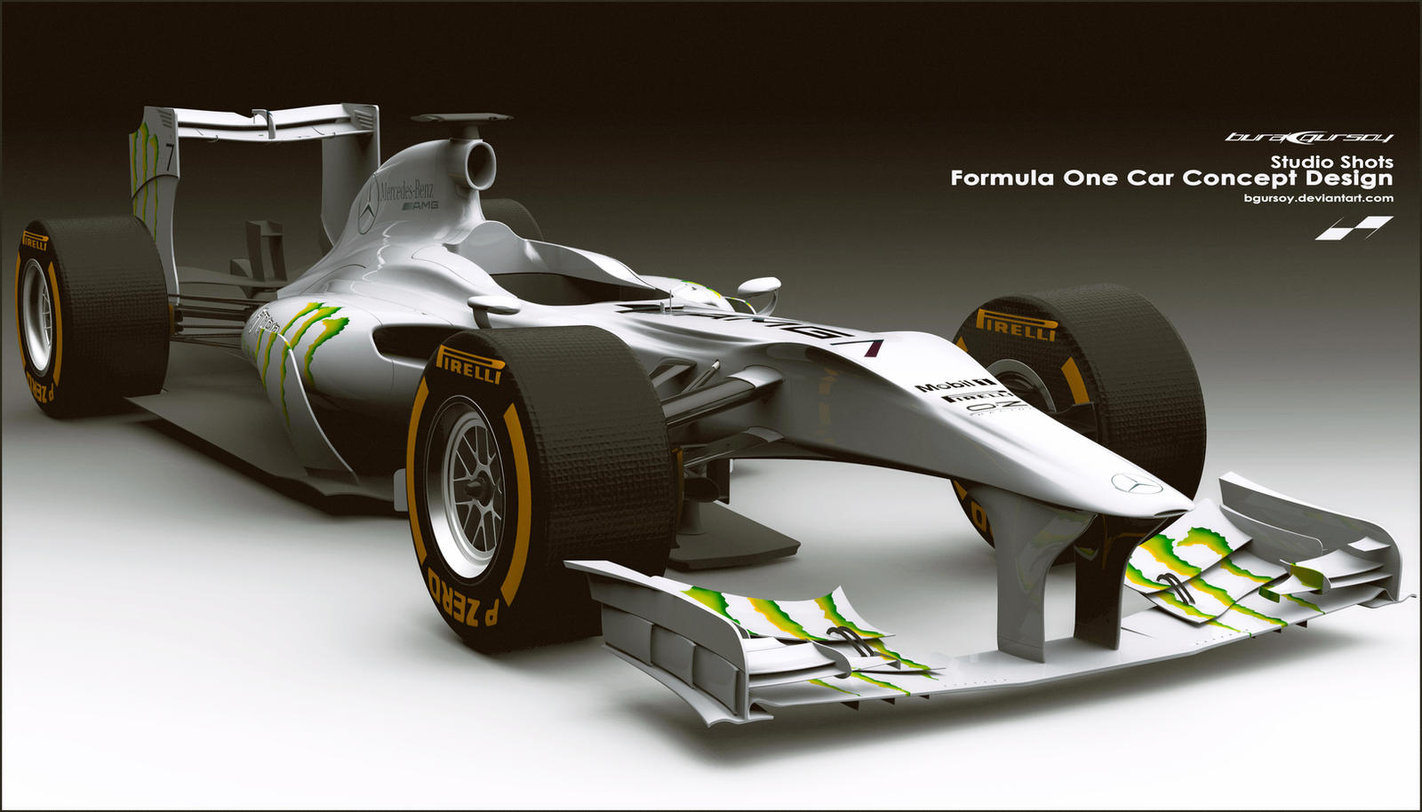 Mercedes F1 Car Concept Design |  bgursoy |  DeviantArt