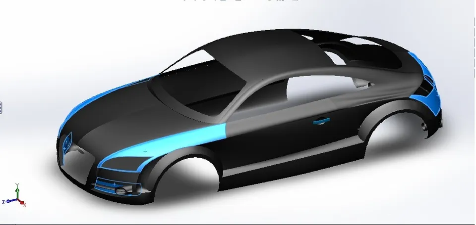 Computer Aided Design (CAD) surface for automotive application | uthtrumpold.id.au