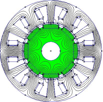 Magnetostatics of a Brushless Motor | source: OptiYummy.de