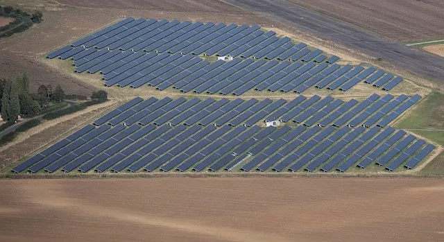 Example of solar farm