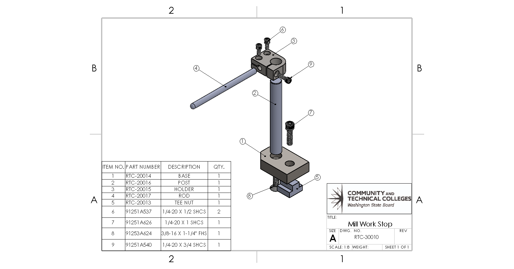 Technical Drawing (Damon Donner, for WA Open ProfTech)