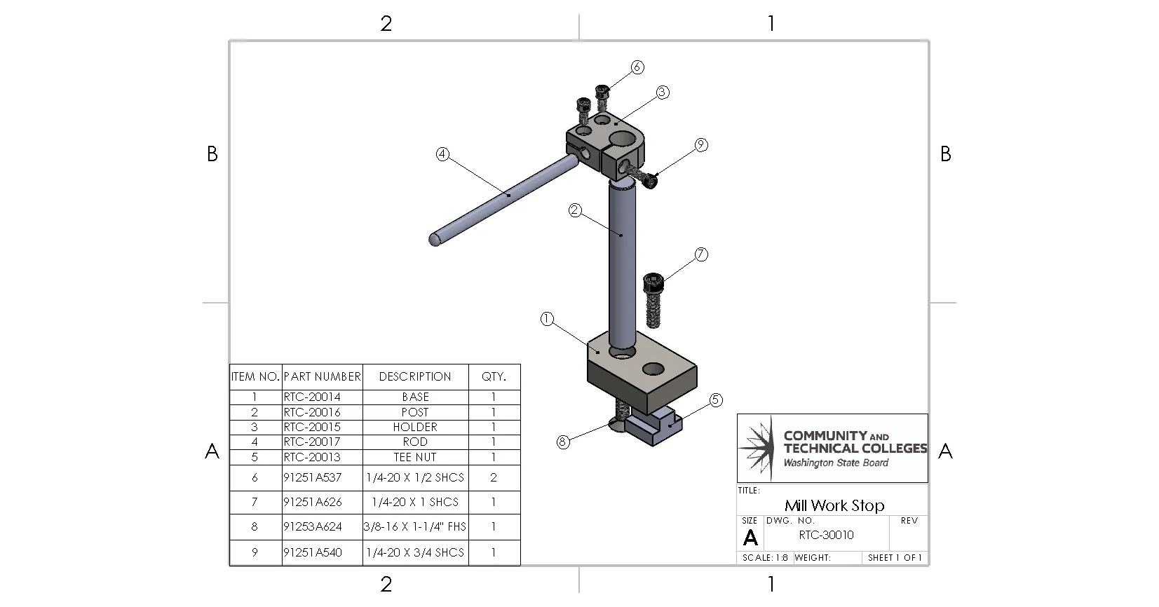 Technical Drawing (Damon Donner, for WA Open ProfTech)