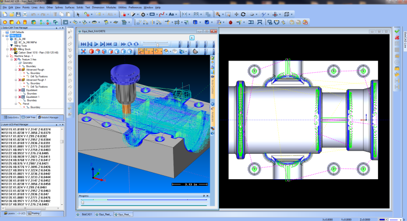 interface showing toolpaths and machining simulation (wiki.ead.pucv.cl | Stephany Rojas)