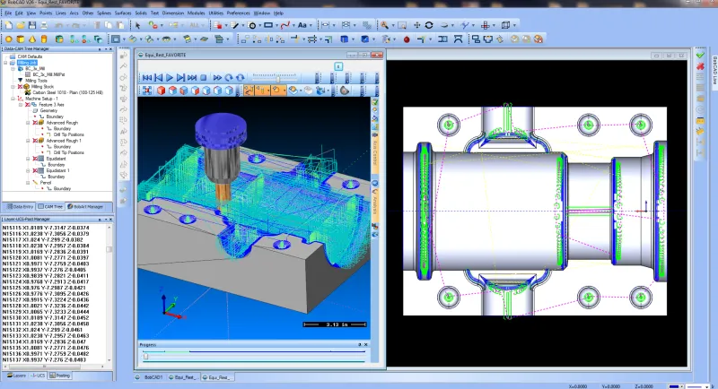 interface showing toolpaths and machining simulation (wiki.ead.pucv.cl | Stephany Rojas)