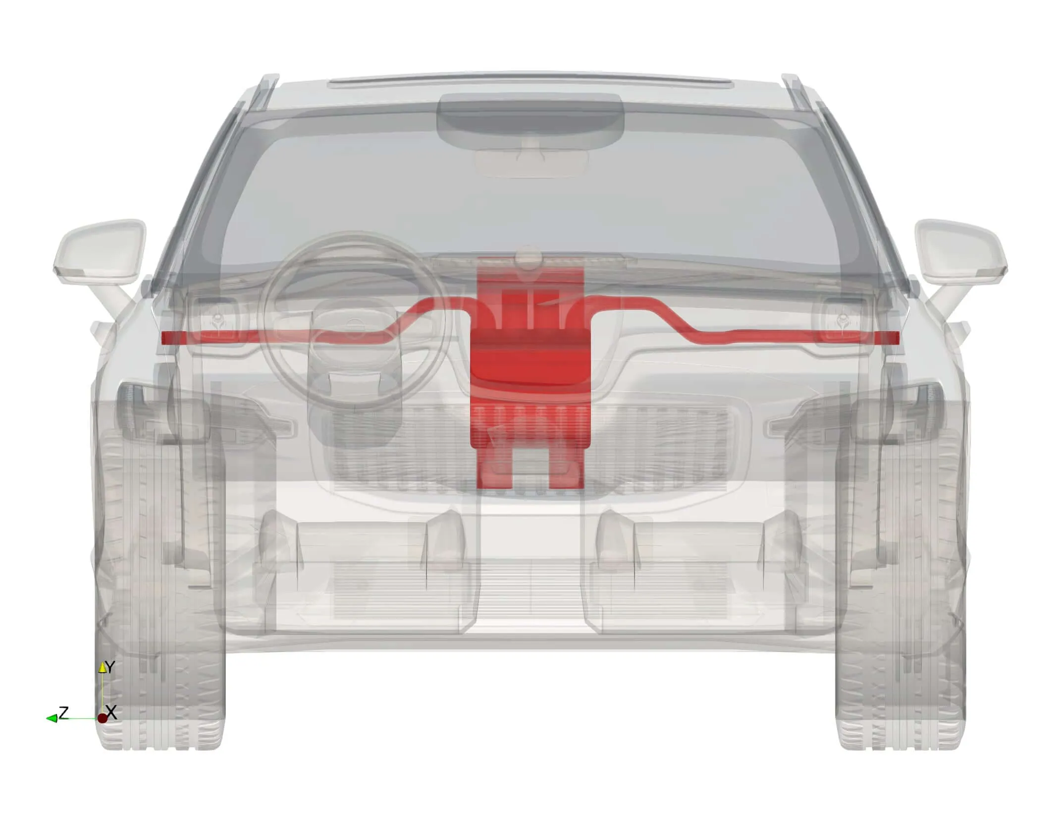 HVAC system in a car (Grabcad)