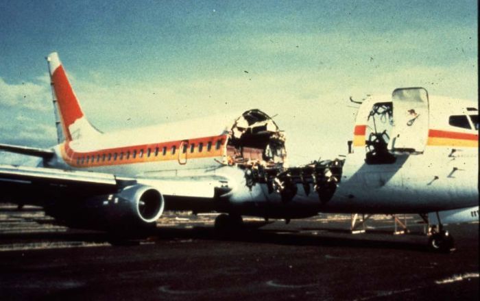 The 1988 Aloha Airlines Flight 243 incident