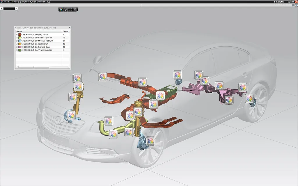 Siemens PLM Software's NX CAD (Flickr)