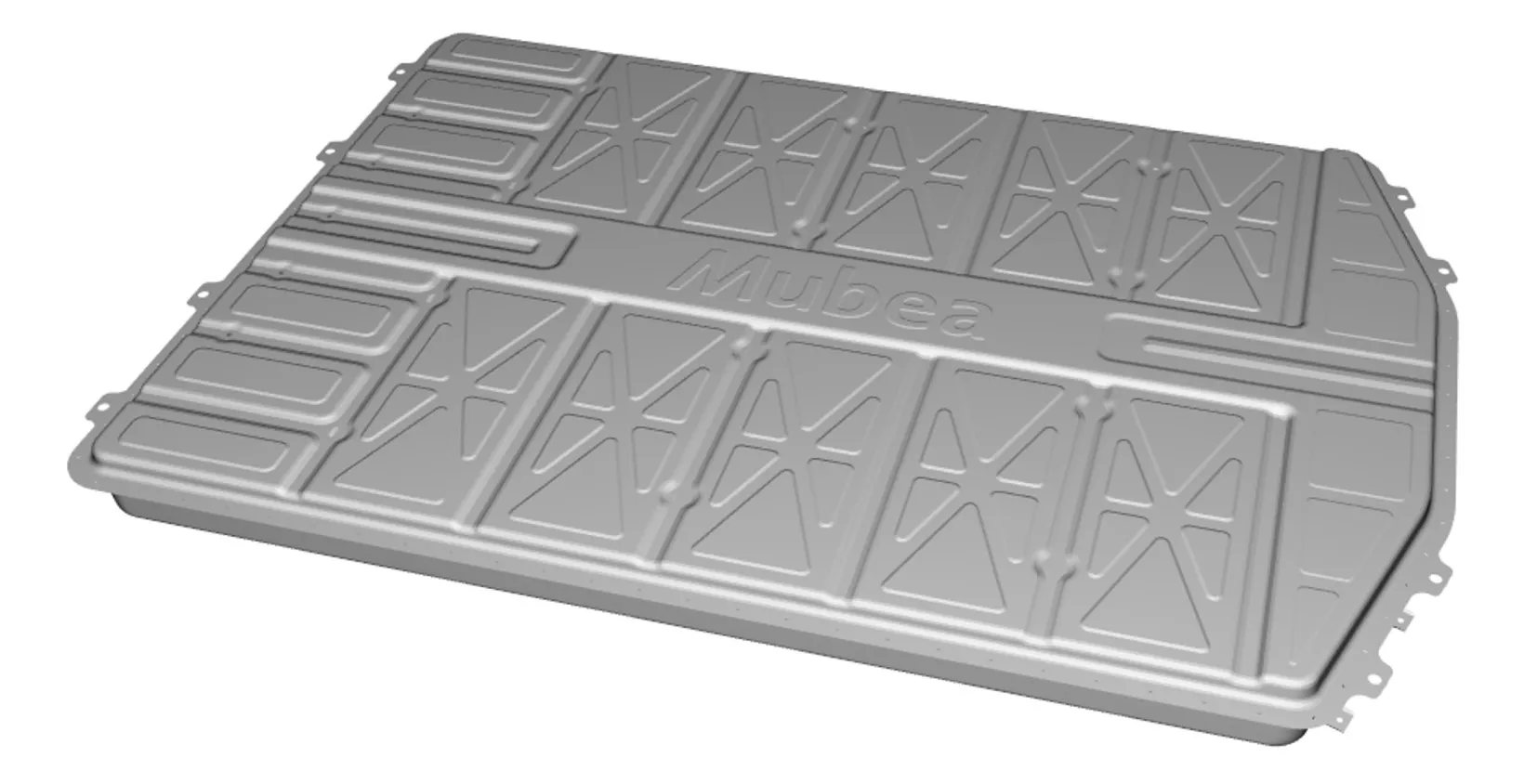 Electric vehicle battery enclosures are optimized for strength (image: Mubea)