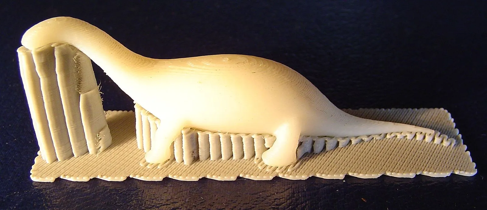 "fun example" of plastic applied layer by layer (source wikipedia:User:Kolossos)