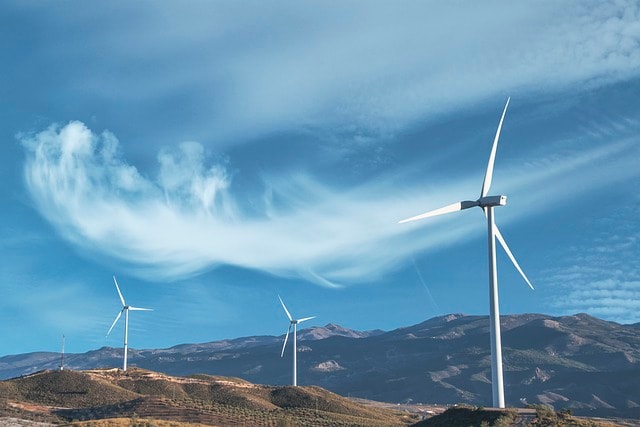 Wind farms utilize predictive analytics to optimize turbine maintenance