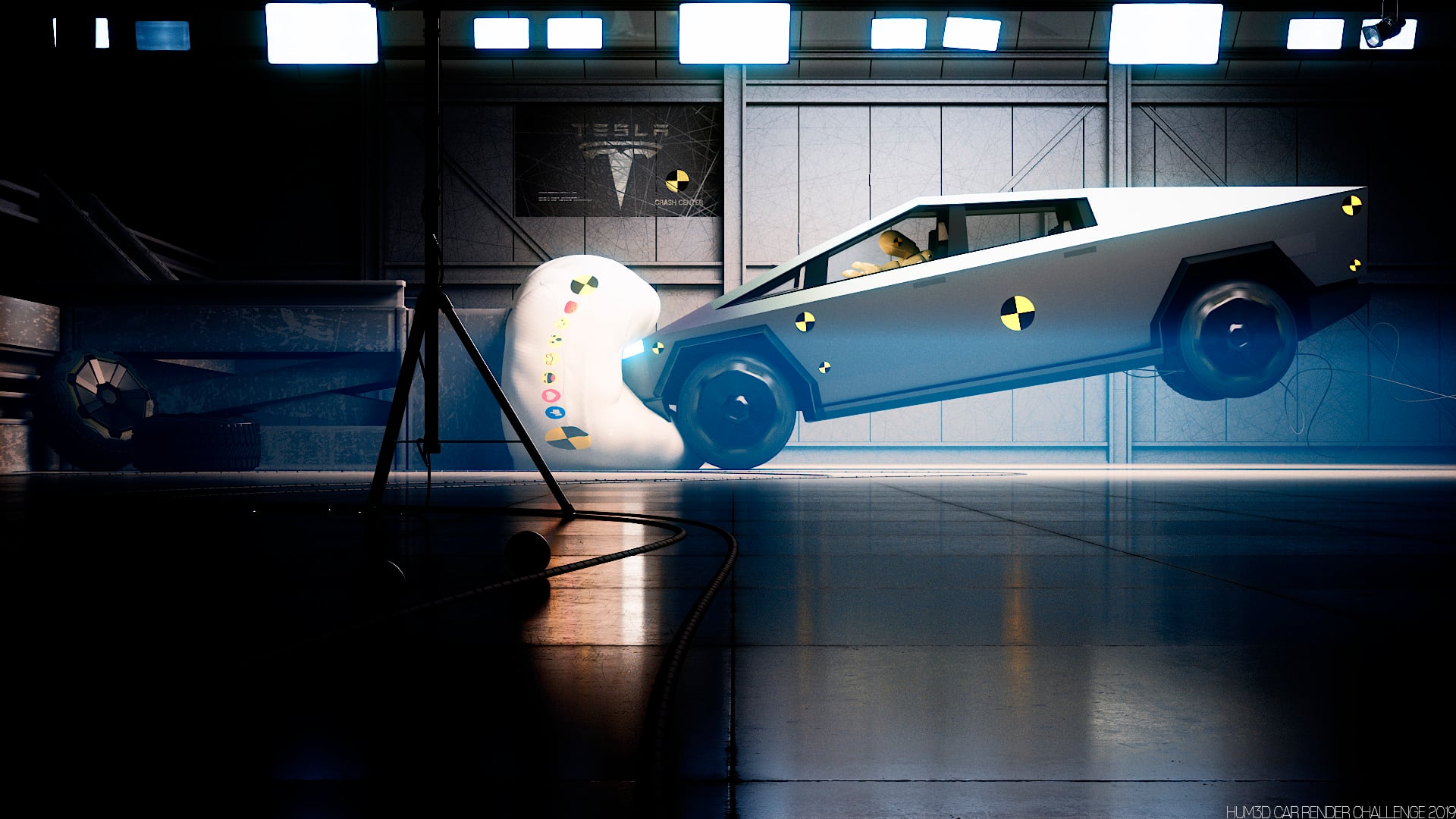 Tesla Cybertruck Crash Test | rutamotor.com