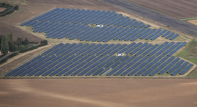 Example of solar farm