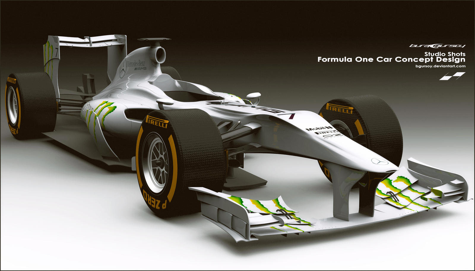 Mercedes F1 Car Concept Design | bgursoy | DeviantArt