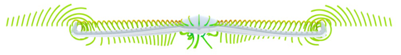 Figure 13: Airflow streamlines on the optimized design