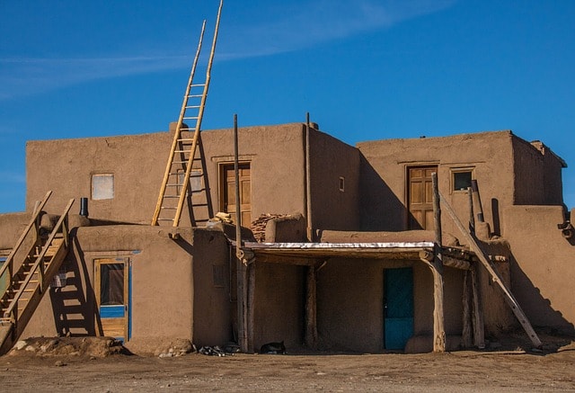thermal energy storage systems have been used for thousands of years as in these adobe buildings
