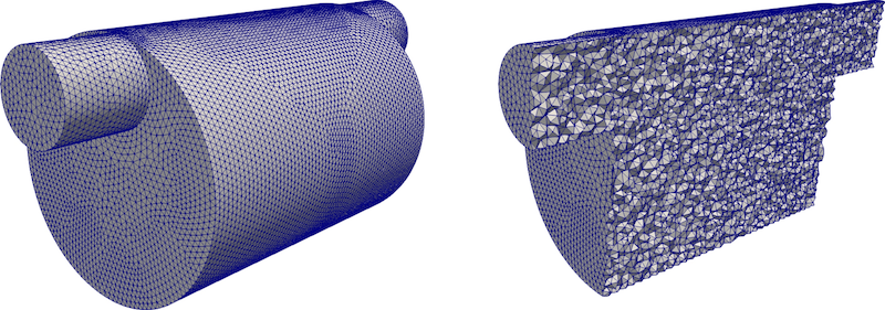 The software producing a computational mesh (here for example tetrahedral) is a most important part of any CFD suite | doi.org/10.1007/s42452-020-03253-5 | CC BY 4.0