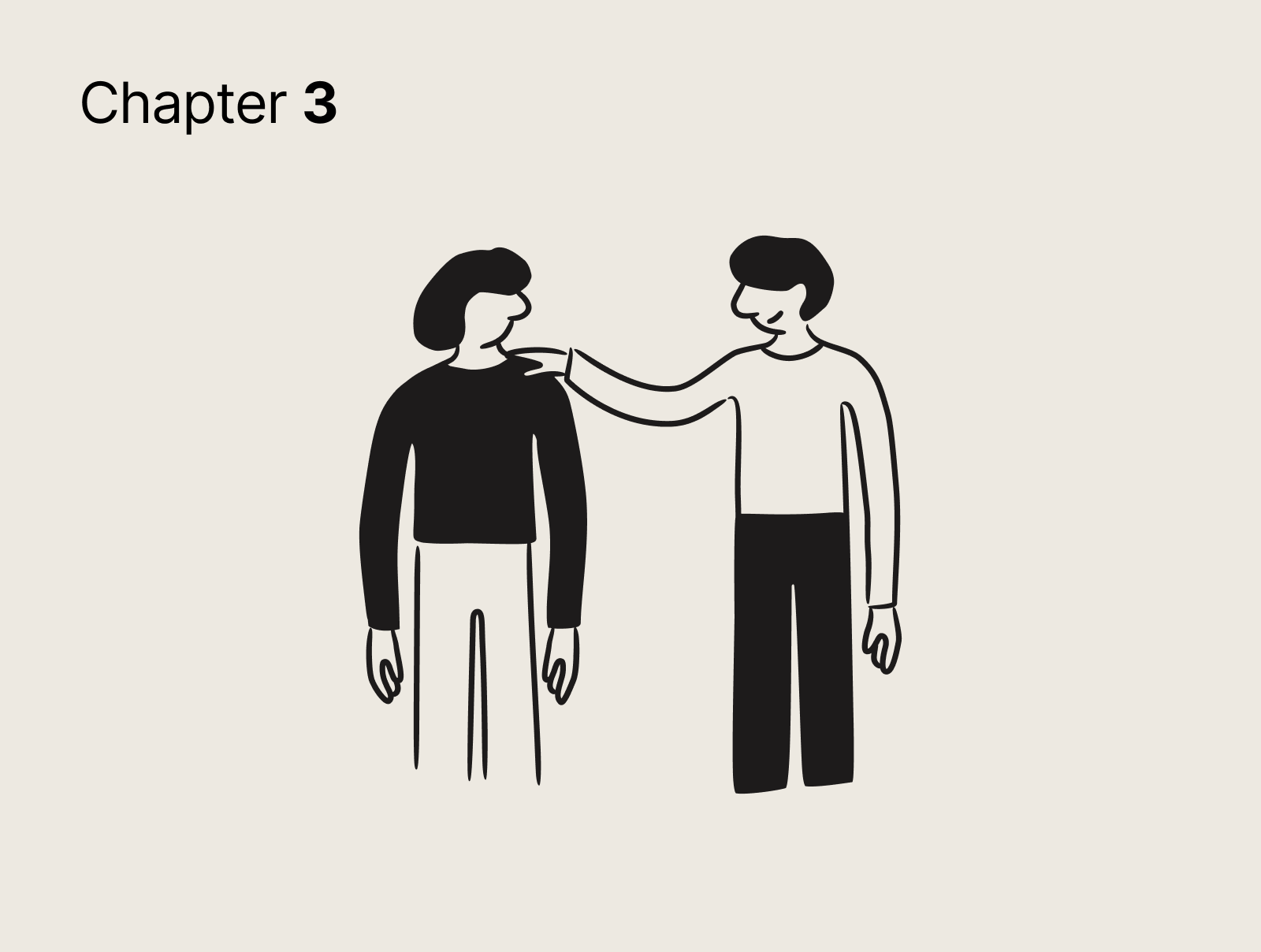 An illustration of 2 hands facing upwards with a heart in the centre