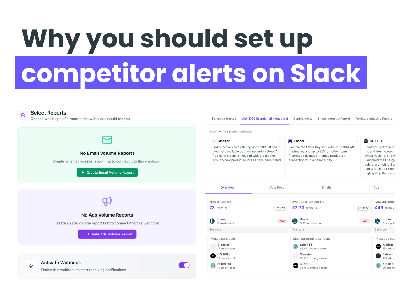 Why you should set up competitor alerts on Slack