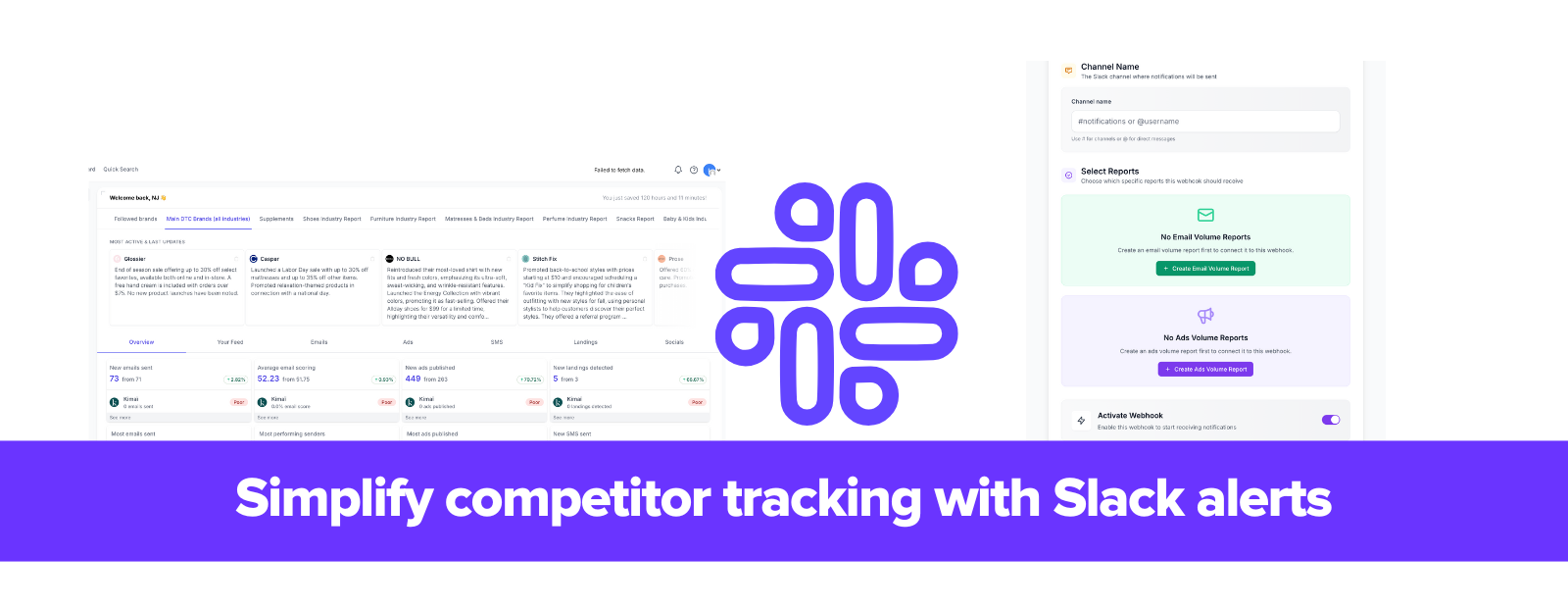 Why you should set up competitor alerts on Slack