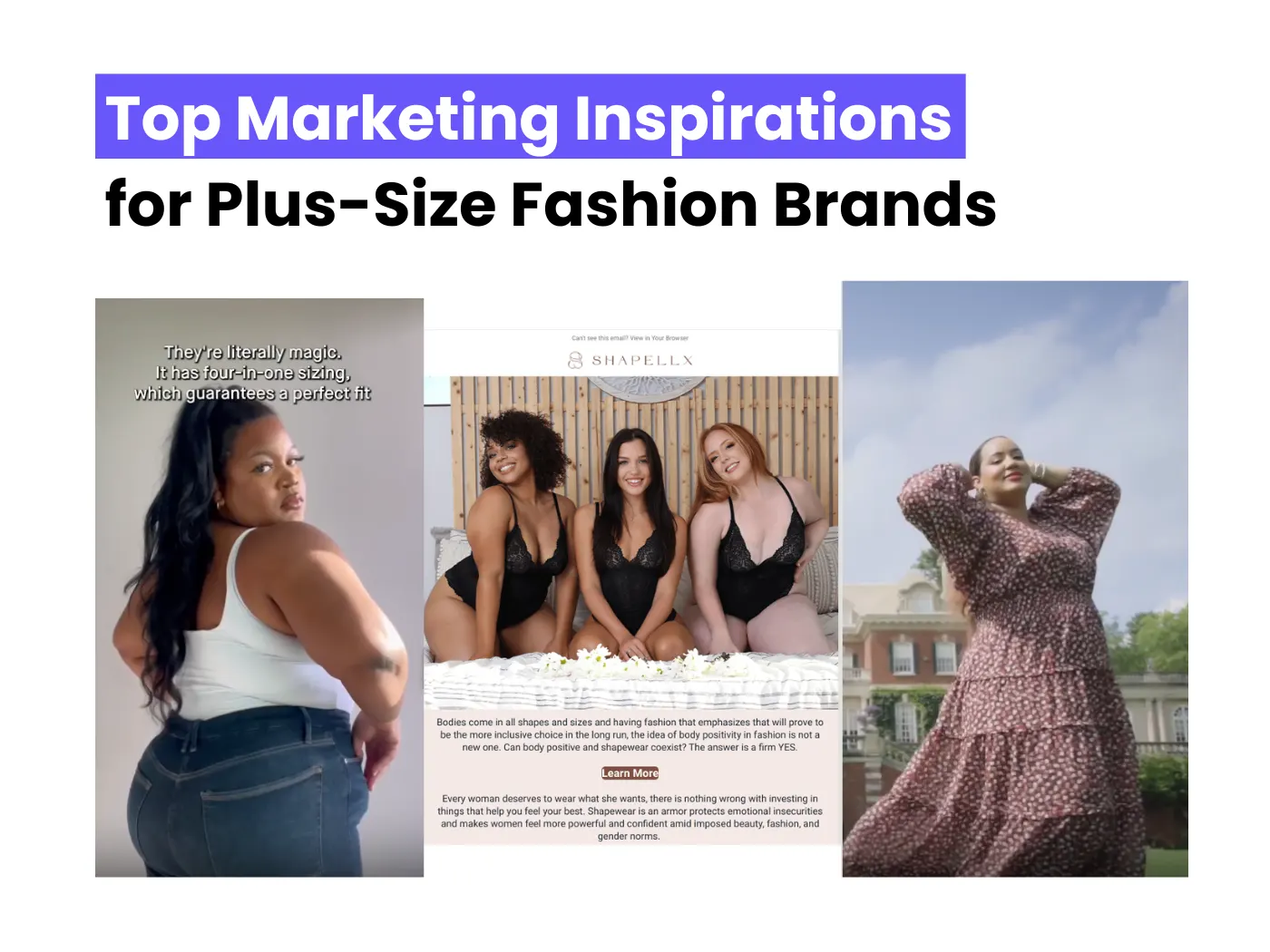 Top Marketing Inspirations for Plus-Size Fashion Brands