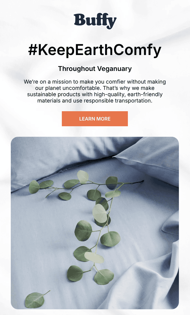 veganuary email